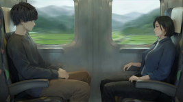 AkiraAndAkaneSittingFaceToFaceOnMovingTrain002.png